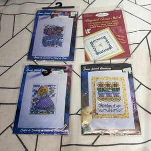 Design Works Victoria Sampler Cross Stitch Kits Lot of 4 Multicolor Vintage New